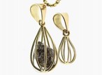 Diamond Mineral Pendant